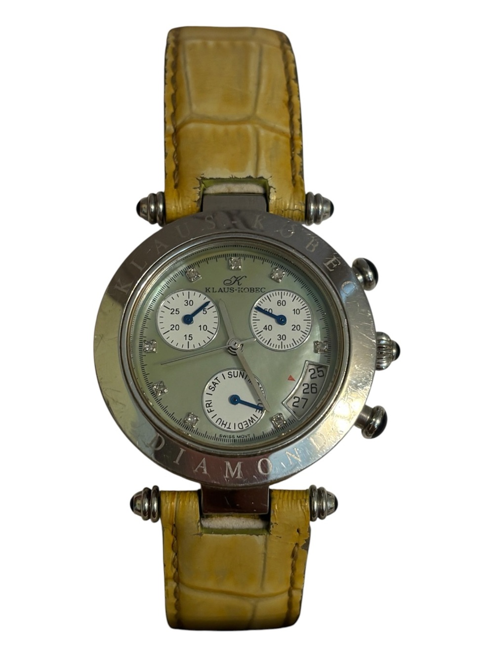 KLAUS KOBEC Swiss Chronograph Stainless Steel Watch Model KKB1928